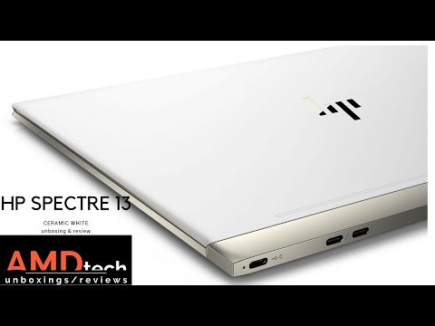 HP Spectre 13 (Late 2017) Review:  Ceramic White, Touch Display, Eighth Gen. Quad-core CPU