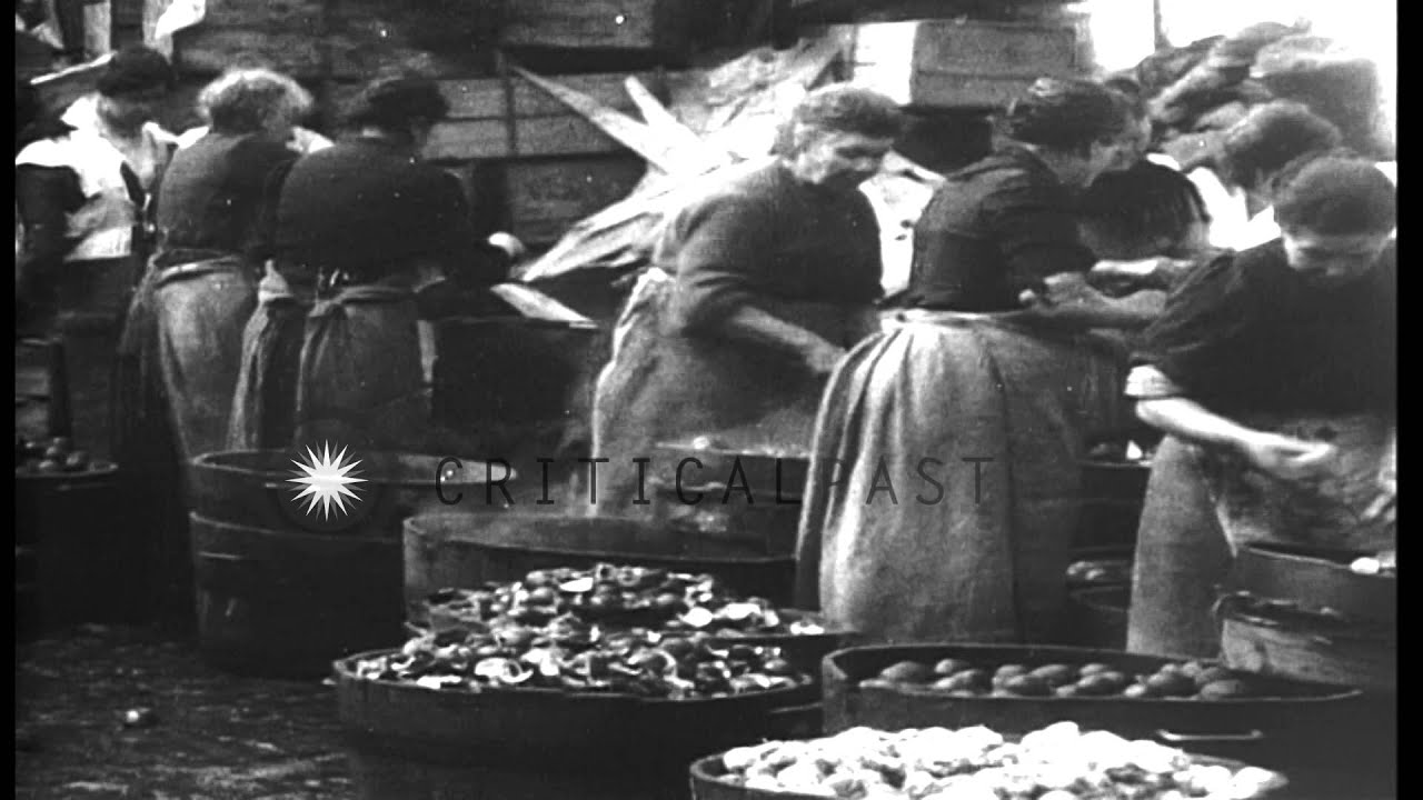 British women work at the James Keiller and Son's Dundee Marmalade