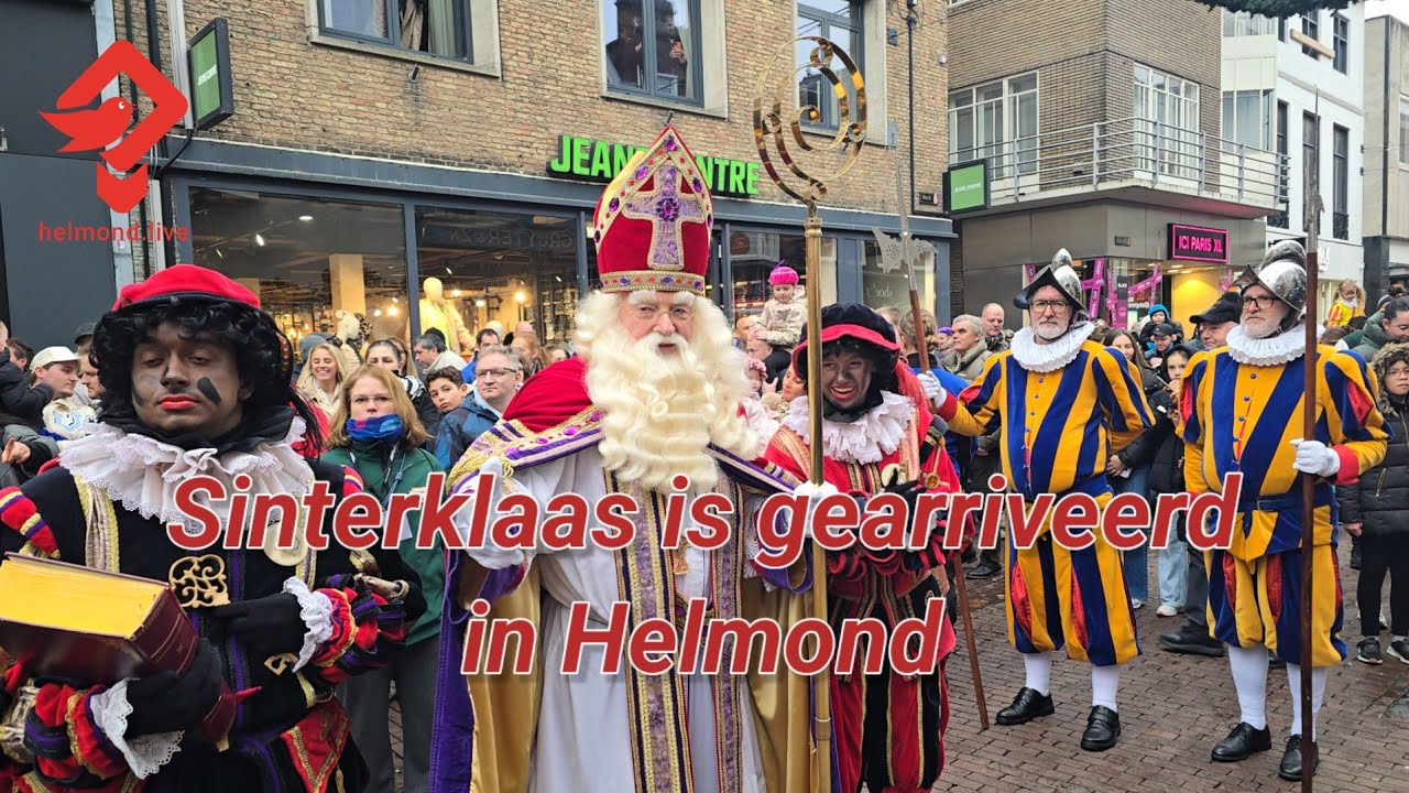 Sinterklaas is gearriveerd in Helmond