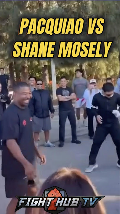 Shane Mosley Shocks Manny Pacquiao With HAND SPEED at 53! 😱