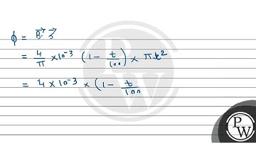 A circular conducting coil of radius 1 m  being heated by the change of magnetic field....