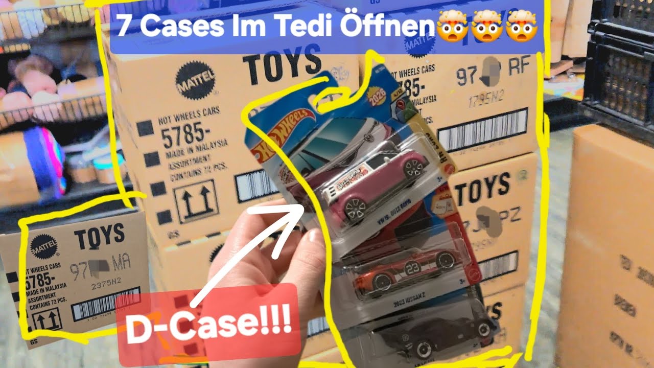 7 CASES IM TEDI ÖFFNEN!!! D-Case im Woolworth | Hot Wheels WAC+ Hunt