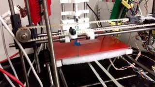 Full set up Printing of 3D Printed Syringe Pump Printer