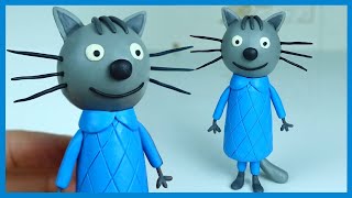 Лепим НУДИКА из пластилина. Мультик Три Кота. Лепим НУДИКА из пластилина. Мультик Три Кота.