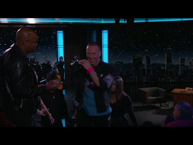 Coldplay - Clocks - Live @ jimmy kimmel 20th anniversary show 2023 01 26 class=