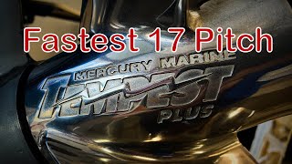 Mercury Tempest Plus 14.625X17 Top Speed | Propeller Test Part 6