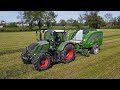 Fendt 720 a lenrubannage dherbe 2k24  fendt 720  mchale fusion 3 