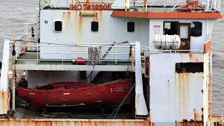 Photos Of The Ghost Ship Mv Alta Washed Up On The Irish Coast During Storm Dennis