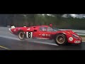 Le mans racing sequences from the 1971 film