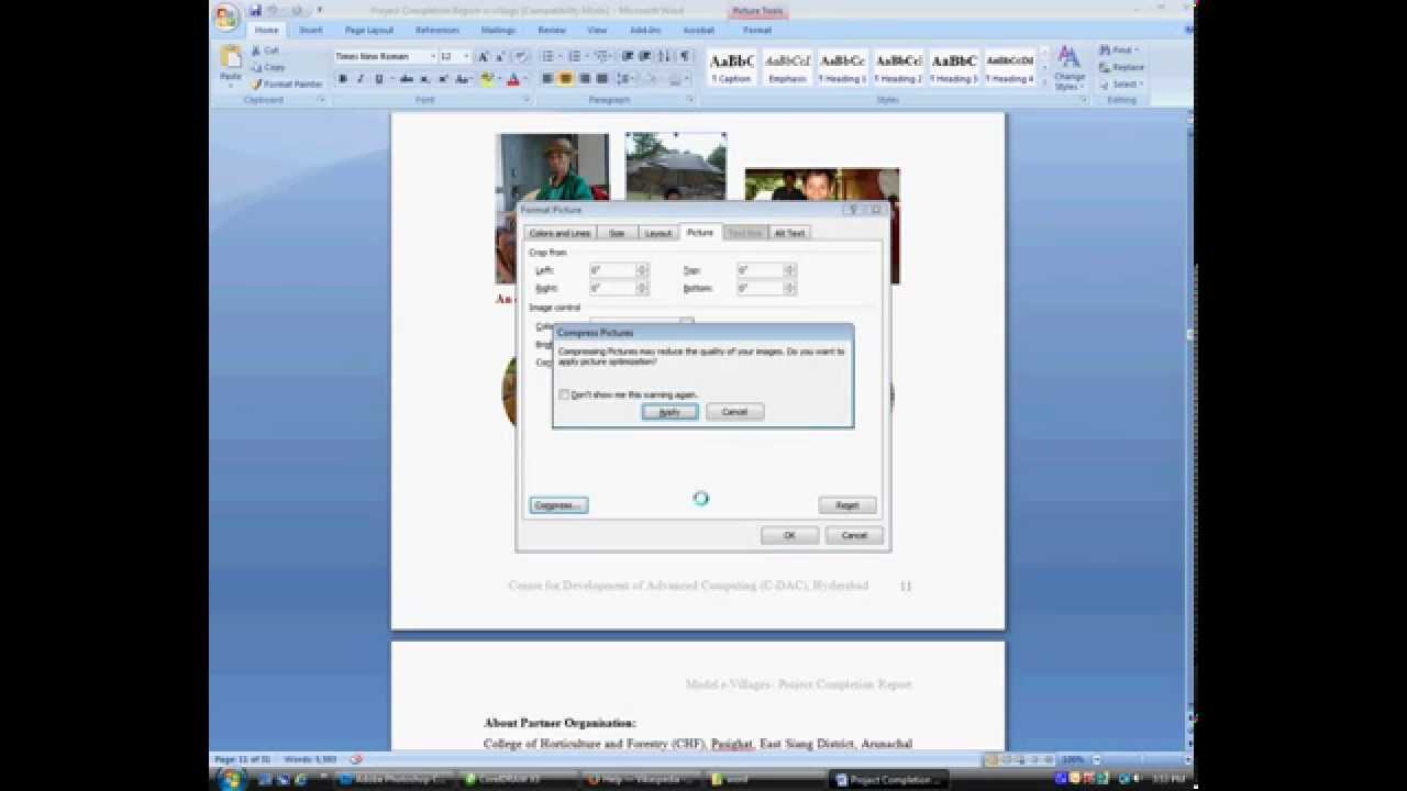 how to compress picture files i ms word 10 how to compress picture files i ms word 10