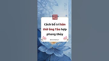 Cách bố trí bàn thờ ông Táo hợp phong thuỷ #phongthuy #phongthuyvietnam #tamlinh #bantho #ongtao