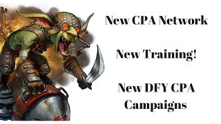 CPA Network Up | DFY CPA Campaigns Added