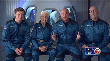 Jeff Bezos blasts into space on own rocket: 