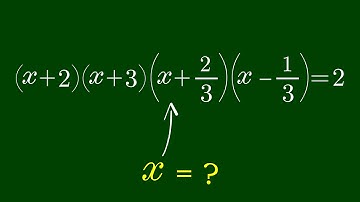 A Nice Algebra Problem | Math Olympiad | Can you find X=?