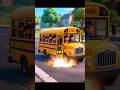 The Magic Pothole: School Bus Shrinks! 🚌✨ #shorts