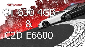 Need for Speed: Most Wanted on Geforce GT 630 4GB & E6600