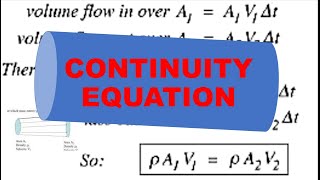 CONTINUITY EQUATION || BASIC MECHANICAL ENGINEERING