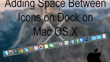 Add Space Between Icons on Mac OS X Dock - How to?