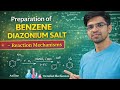 Preparation of Benzene Diazonium Salt | Reaction Mechanism | Class 12 Chemistry
