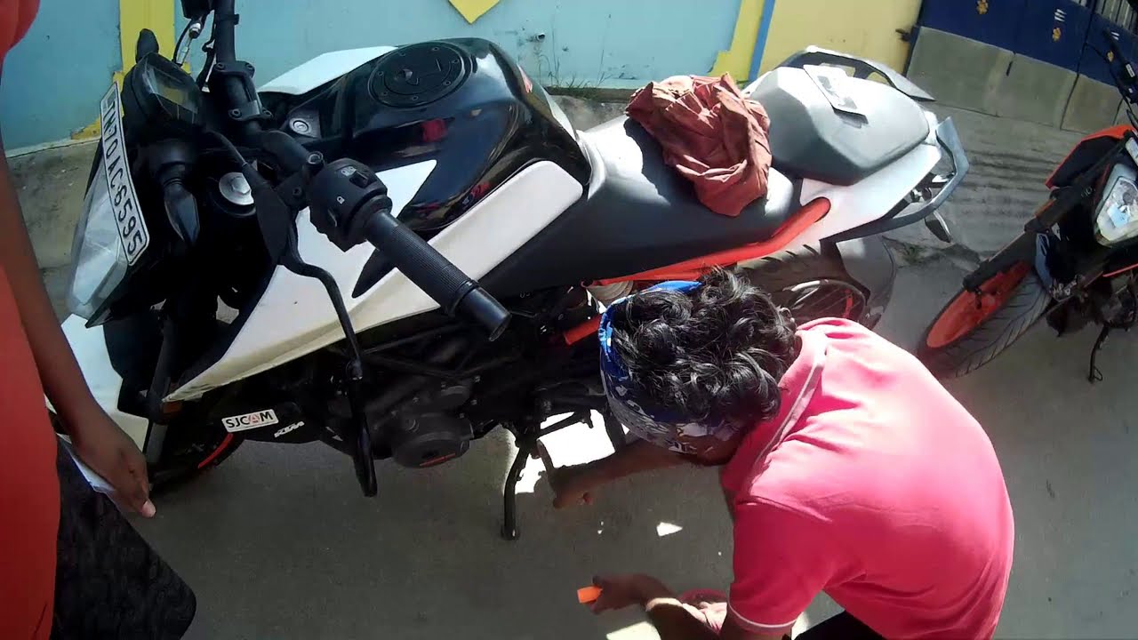 how to install rubber protector  to shifter for KTM