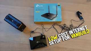 Van Life Low Cost Internet setup!!! | Tp Link MR6400 | Bingfu 4G LTE Antenna