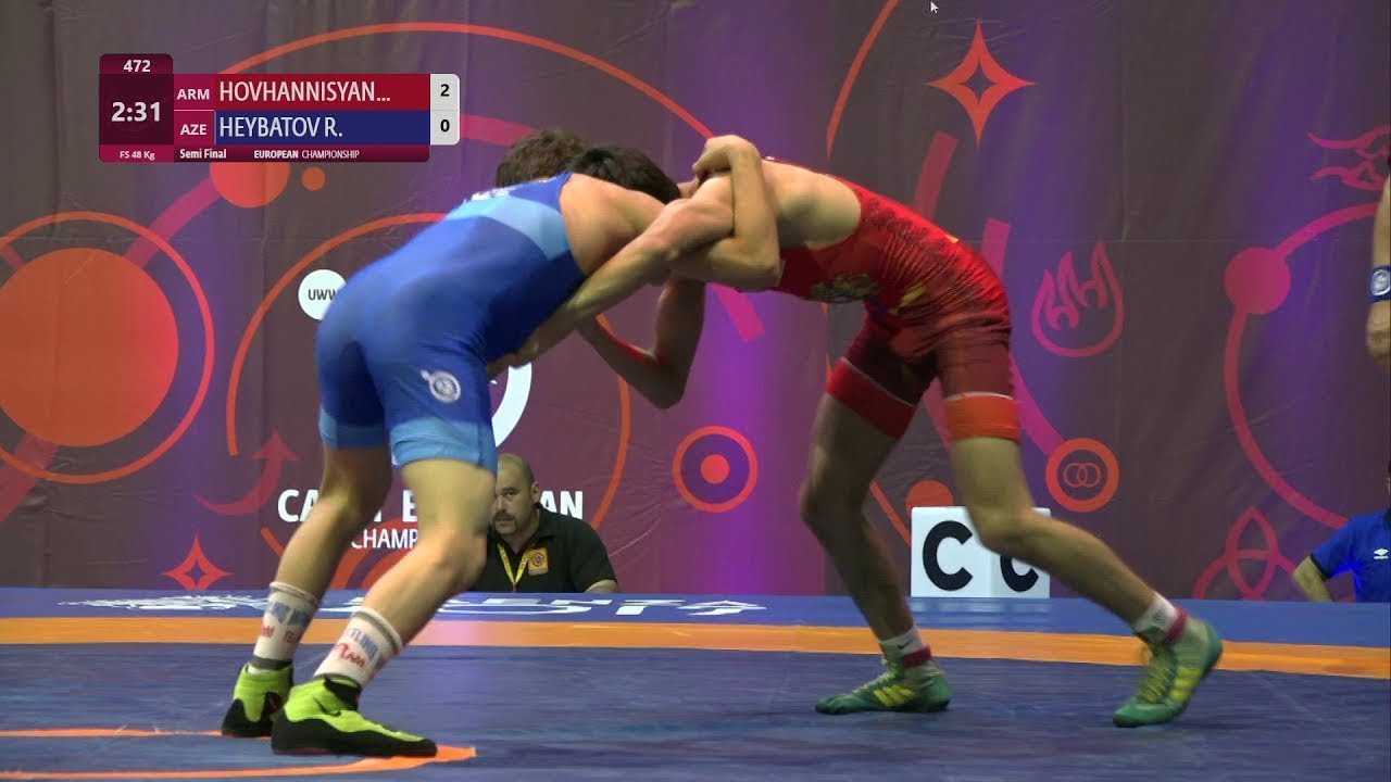 1/2 FS - 48 kg: H. HOVHANNISYAN (ARM) v. R. HEYBATOV (AZE)