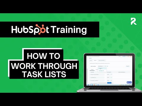 Working Through Task List in HubSpot