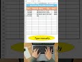 The easiest trick for DATA ENTRY in Excel! #excel #msexcel #exceltips #exceltutorial #shorts