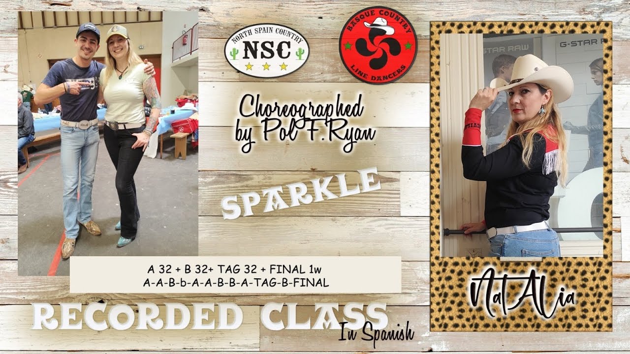 ✨Sparkle✨ by Pol F.Ryan - country line dance