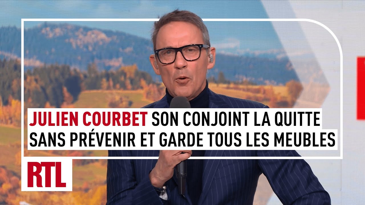 Julien Courbet : son conjoint la quitte sans prévenir et garde tous les meubles