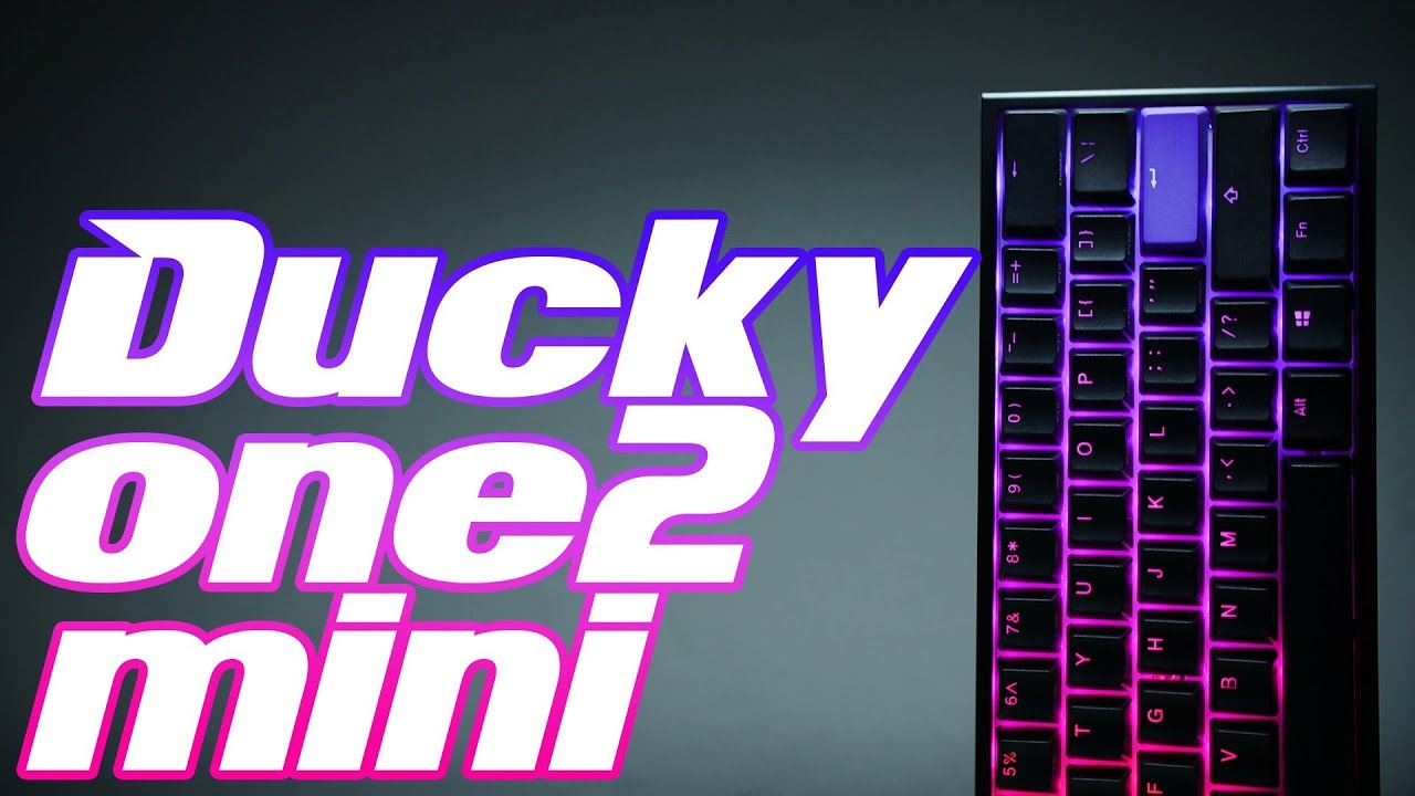 Ducky One 2 Mini Review Best 60 Gaming Keyboard For 2019 Youtube