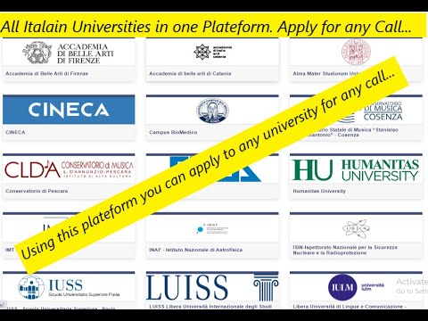 Study in Italy | One platform for all Italian universities and for all calls | PICA Platform.