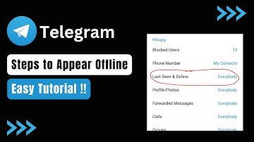 How to Appear Offline on Telegram Even When Online !