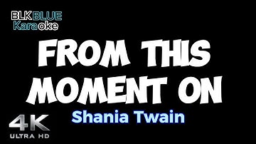 Thumbnail of From This Moment On - Shania Twain (karaoke version)