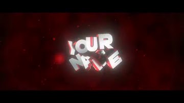 FREE HD RED BLENDER ONLY INTRO TEMPLATE!