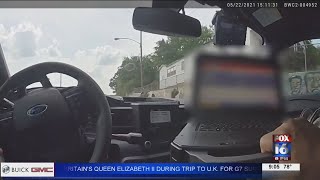 Man speaks out after being hit by Little Rock police car while walking