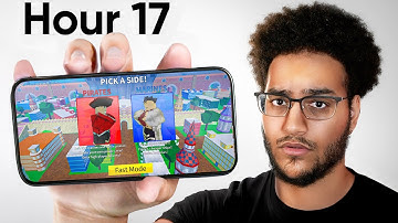 I Switched to MOBILE For 24 Hours in Blox Fruits!