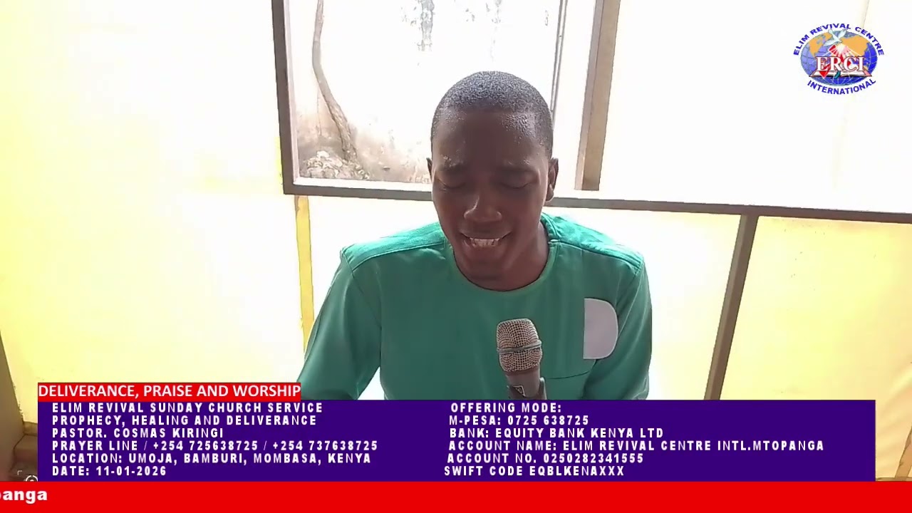 Elim Revival Church Service 11-01-2026 Prophecy, Healing and Deliverance with Pst. Cosmas Kiringi