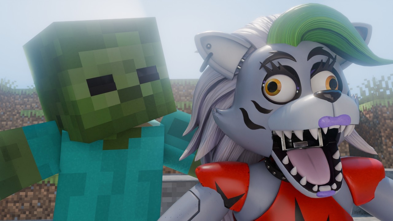 Roxy in the Minecraft World - YouTube