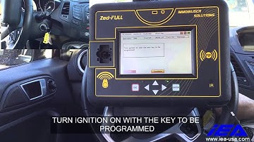 2015 FORD FIESTA BLADED KEY PROGRAMMING WITH ZED-FULL