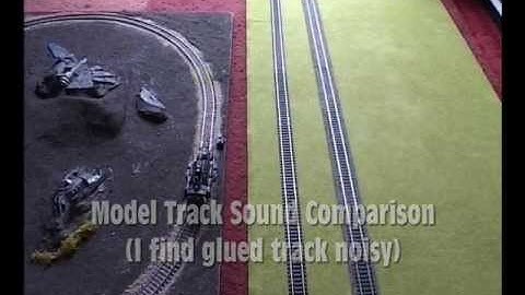Model Train Ballast Sound Compare