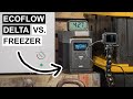 EcoFlow Delta 1300 Power Supply vs. 7-Cubic Foot Chest Freezer | How Long Can it Run it?