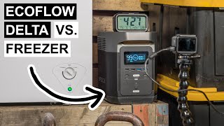 EcoFlow Delta 1300 Power Supply vs. 7-Cubic Foot Chest Freezer | How Long Can it Run it?