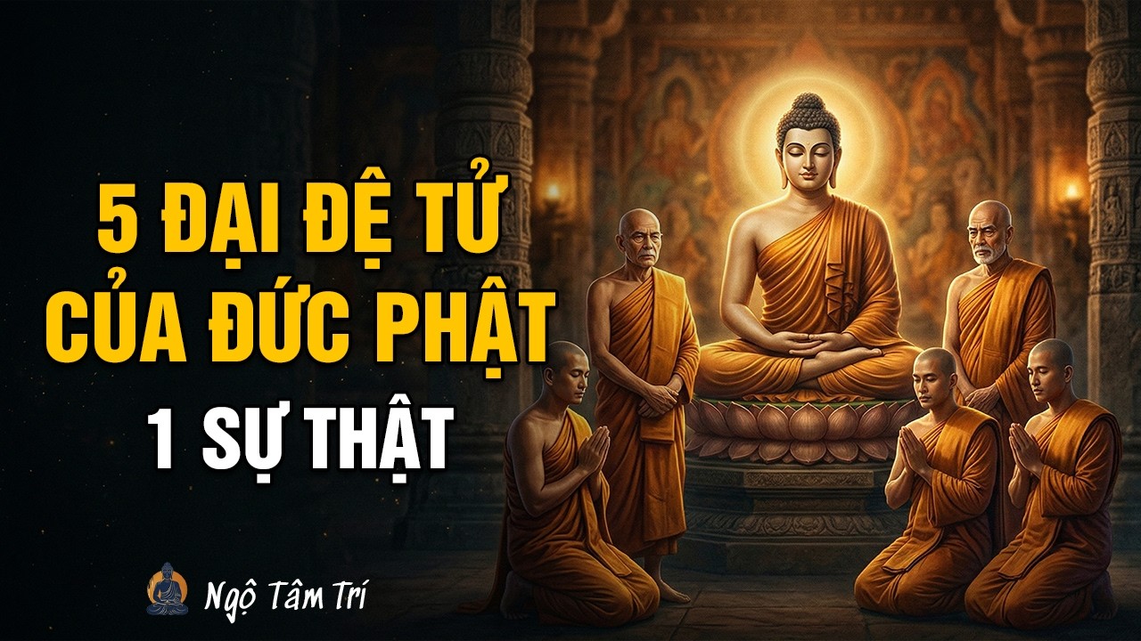 5 ĐẠI ĐỆ TỬ XUẤT CHÚNG Nhất Của Đức Phật và BÀI HỌC TU TẬP VÔ GIÁ | Ngộ Tâm Trí
