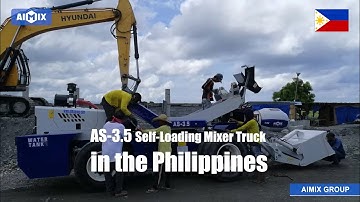 AS-3.5 Concrete Mixer Self Loading In Philippines - Installation And Operation