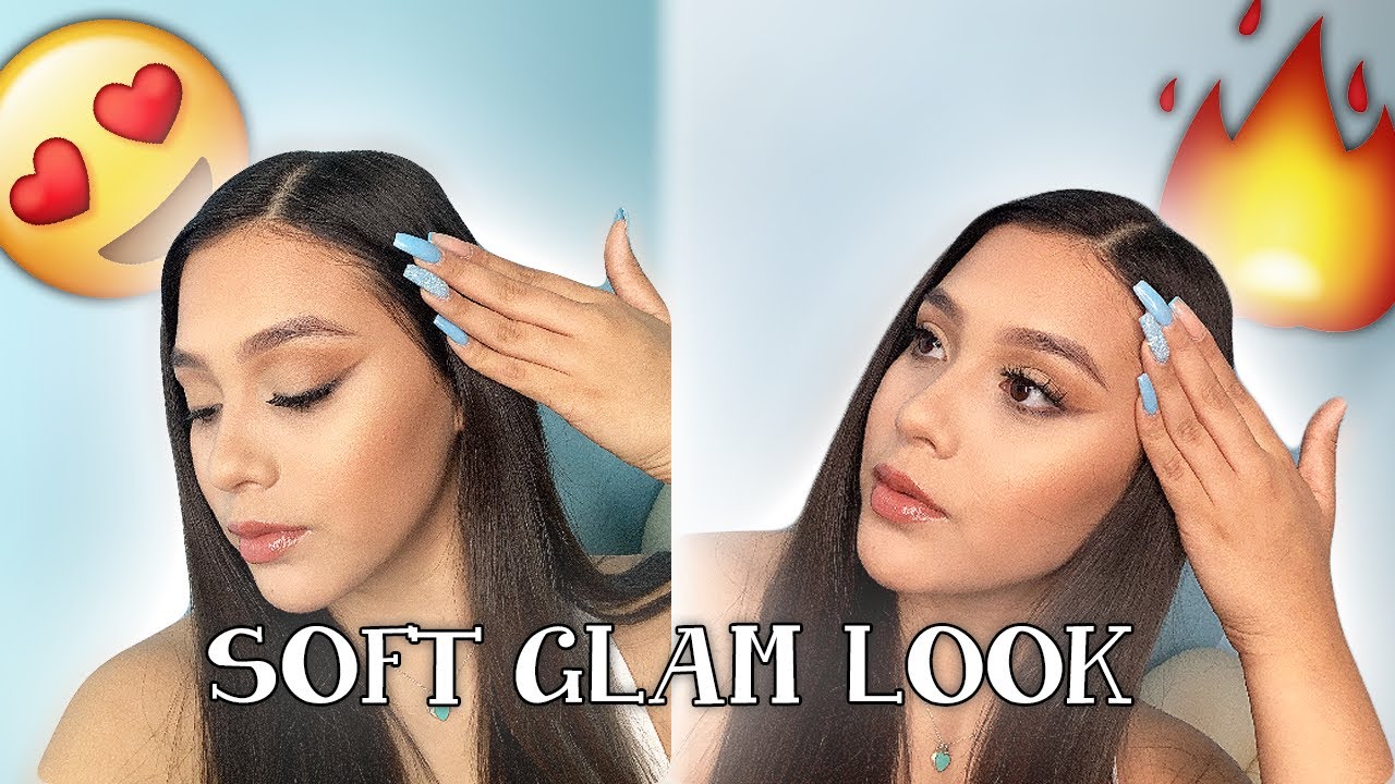 SOFT GLAM LOOK!!! 🤎🤎🤎 - YouTube