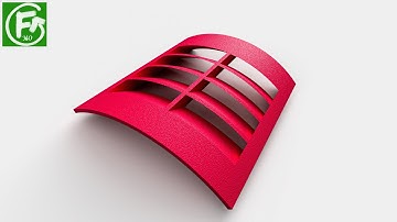 Fusion 360 | Case Study 25 (Swept Cut/Ruled Surface)