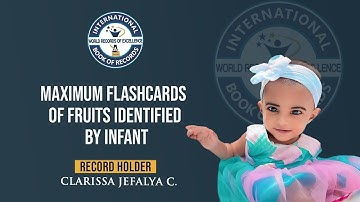 MAXIMUM FLASHCARDS OF FRUITS IDENTIFIED BY INFANT