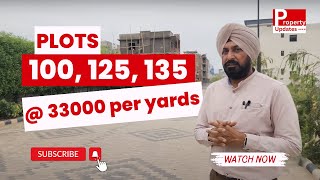 100, 125, 135 Plots in Gated Society Near Chandigarh @ 33000 per yards