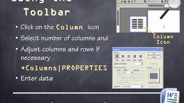 Advanced Word - Columns